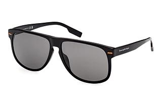 Ermenegildo Zegna EZ0201 01A 01A - schwarz glanz / grau