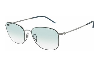 Giorgio Armani AR6168 30033F Clear Gradient Light BlueMatte Gunmetal