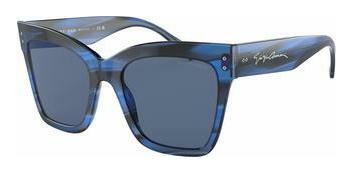 Giorgio Armani AR8175 595380 Dark BlueStriped Blue