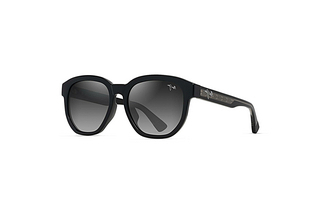 Maui Jim Akahai AF GS646-14A Neutral GreyShiny Black w/Trans Light Grey