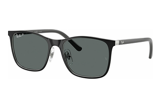 Ray-Ban Junior RJ9551S 295/81 Dark Grey PolarBlack On Silver