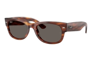 Widok z przodu Ray-Ban MEGA WAYFARER II (RB0832S - 954/B1)