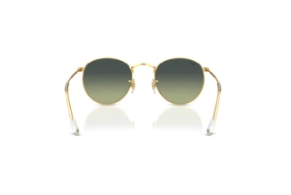 Widok z tyłu Ray-Ban ROUND METAL (RB3447 - 001/BH)