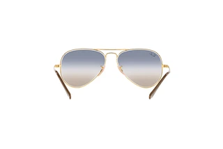 Widok z tyłu Ray-Ban AVIATOR METAL II (RB3689 - 001/GD)