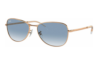 Ray-Ban RB3733 92023F Clear & BlueRose Gold