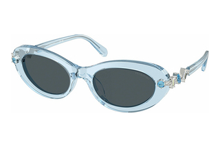 Swarovski SK6042 107887 Dark GreyTransparent Light Blue