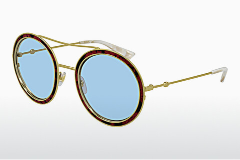 Okulary przeciwsłoneczne Gucci GG0061S LEATHER 002