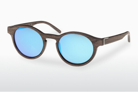 Okulary przeciwsłoneczne Wood Fellas Flaucher (10754 walnut/blue)