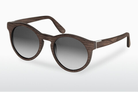 Okulary przeciwsłoneczne Wood Fellas Au (10756 black oak/grey)
