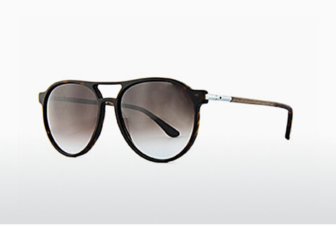 Okulary przeciwsłoneczne Wood Fellas Core (11714 curled/havana matte)