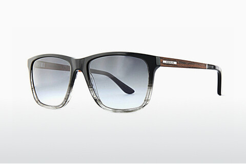 Okulary przeciwsłoneczne Wood Fellas Focus (11716 macassar/blk-gy)
