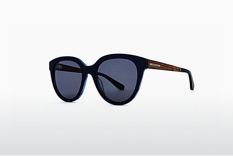 Okulary przeciwsłoneczne Wood Fellas Mirage (11718 macassar/blue)