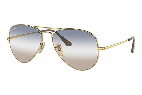 Okulary przeciwsłoneczne Ray-Ban AVIATOR METAL II (RB3689 001/GD)