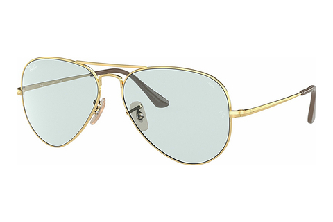 Okulary przeciwsłoneczne Ray-Ban AVIATOR METAL II (RB3689 001/T3)