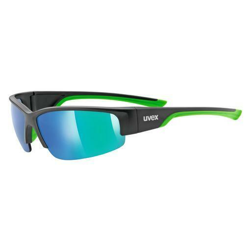 Okulary przeciwsłoneczne UVEX SPORTS sportstyle 215 black mat green