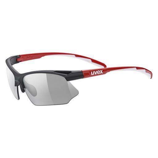 Okulary przeciwsłoneczne UVEX SPORTS sportstyle 802 V black red white