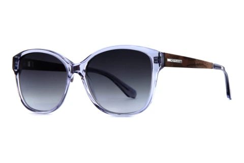 Okulary przeciwsłoneczne Wood Fellas Rosenau (10767 curled/crystal grey)