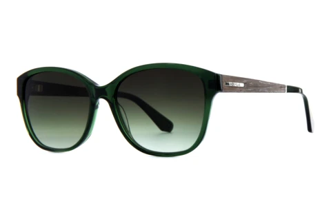 Okulary przeciwsłoneczne Wood Fellas Rosenau (10767 grey oak/crystal green)