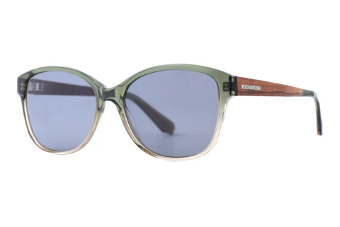 Okulary przeciwsłoneczne Wood Fellas Rosenau (10767 macassar/green)
