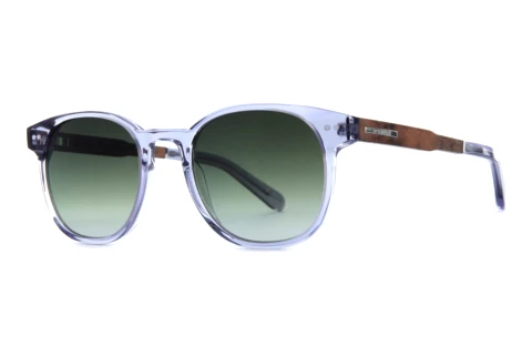 Okulary przeciwsłoneczne Wood Fellas Pottenstein (10776 curled/crystal grey)