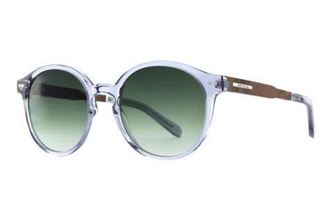 Okulary przeciwsłoneczne Wood Fellas Trostberg (10777 curled/crystal grey)