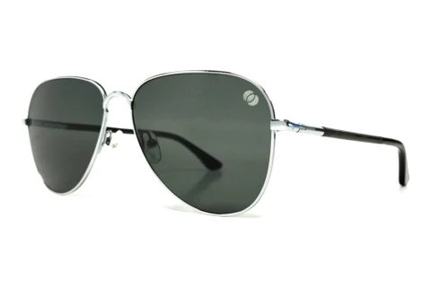Okulary przeciwsłoneczne Wood Fellas Eberburg (10786 black oak/silver shiny)