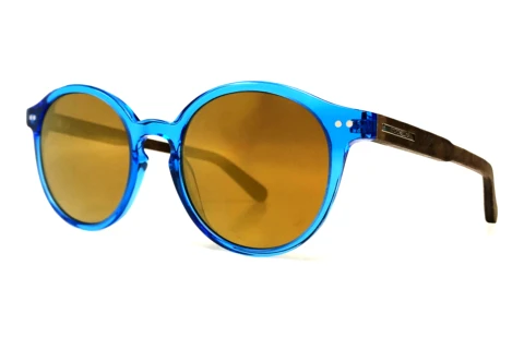 Okulary przeciwsłoneczne Wood Fellas Leuchtenberg (10793 curled/crystal blue)