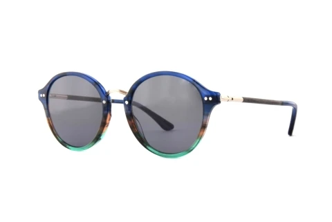 Okulary przeciwsłoneczne Wood Fellas Etic (11715 black oak/blue)