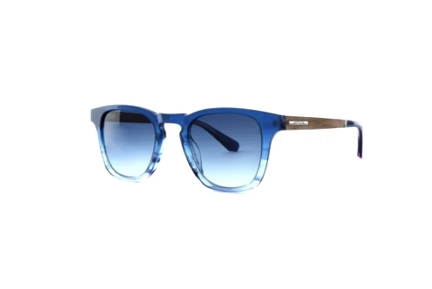 Okulary przeciwsłoneczne Wood Fellas Mindset (11717 walnut/blue)
