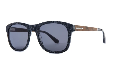 Okulary przeciwsłoneczne Wood Fellas Mirror (11719 black oak/grey)