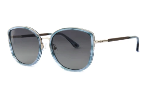 Okulary przeciwsłoneczne Wood Fellas Shift (11725 curled/blue)