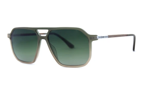 Okulary przeciwsłoneczne Wood Fellas Jog (11728 walnut/green)