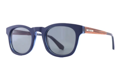 Okulary przeciwsłoneczne Wood Fellas Rae (11729 macassar/blue)