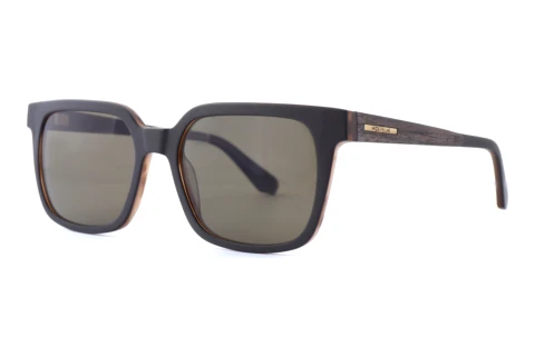 Okulary przeciwsłoneczne Wood Fellas Dust (11731 black oak/brown)