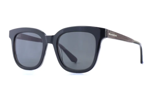 Okulary przeciwsłoneczne Wood Fellas Leaf (11732 black oak/grey)