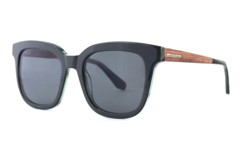 Okulary przeciwsłoneczne Wood Fellas Leaf (11732 macassar/green)