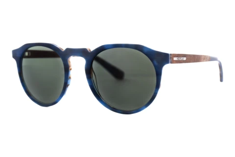 Okulary przeciwsłoneczne Wood Fellas FJERN (11740 curled/blue)