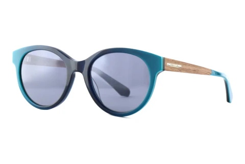 Okulary przeciwsłoneczne Wood Fellas FLUME (11746 macassar/indigo)