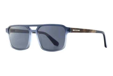 Okulary przeciwsłoneczne Wood Fellas AURORA (11748 curled/blue)