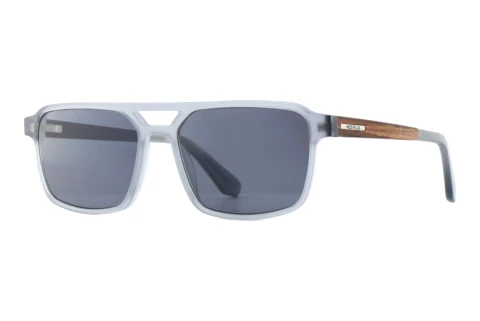 Okulary przeciwsłoneczne Wood Fellas AURORA (11748 macassar/grey)