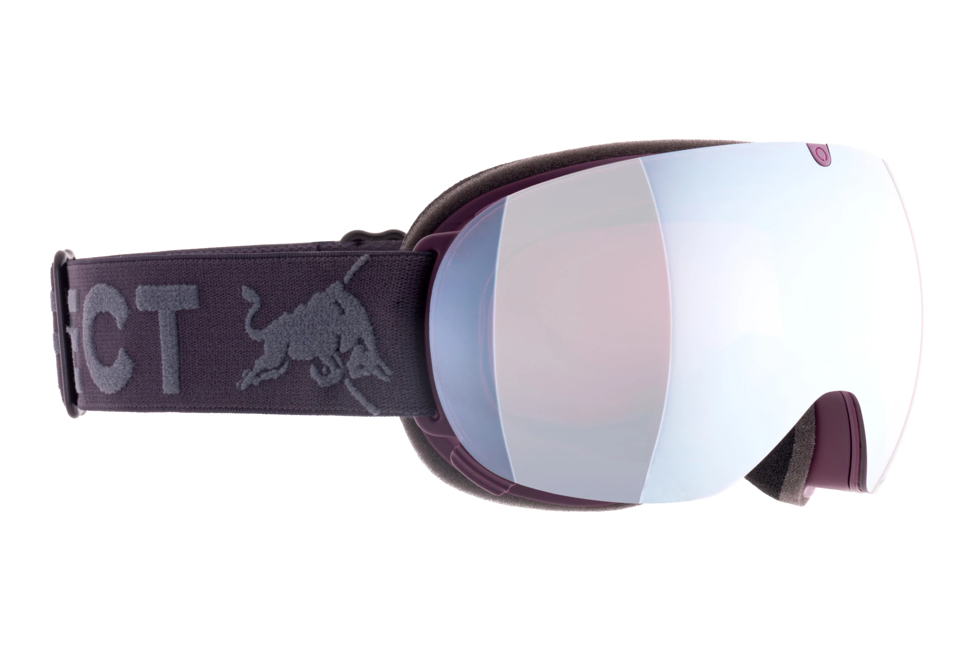 Red Bull SPECT   MAGNETRON ACE 009 mauve snow, red with silver flash, S.3burgundy