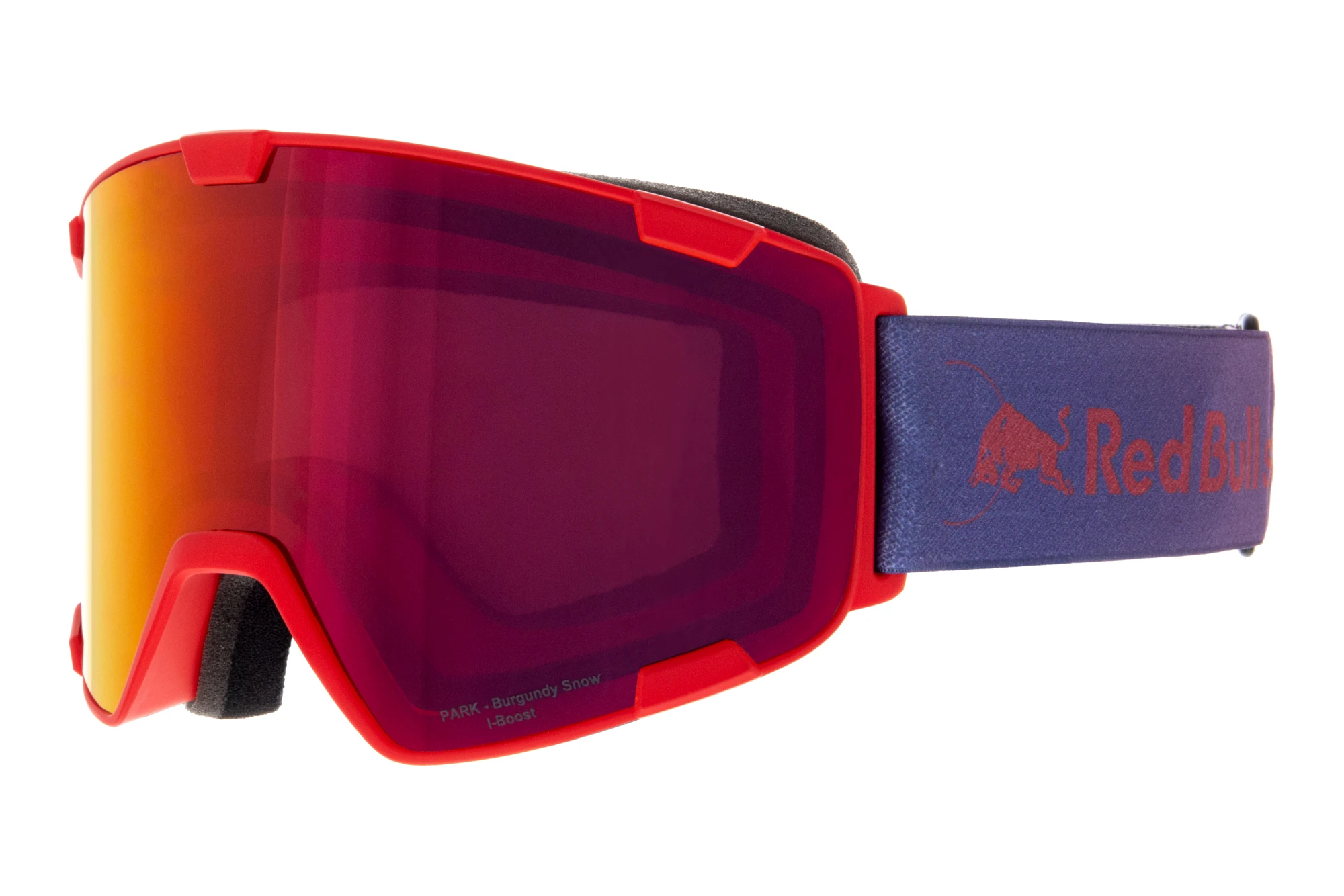 Red Bull SPECT   PARK 007 burgundy snow, red with red mirror, S.2, HIGH CONTRASTred